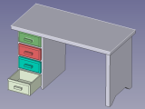 Computer Schreibtisch 1:24-0