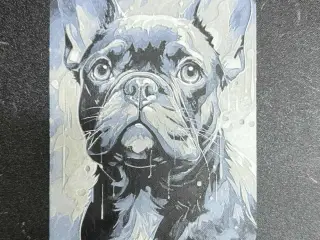 French Bulldog Painted Picture