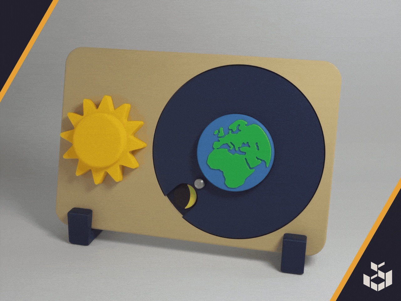 Moon Phase Explorer | Mechanical STEM Model | CFS-0