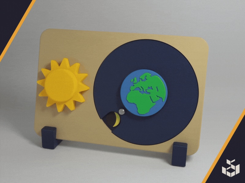 Moon Phase Explorer | Mechanical STEM Model | CFS