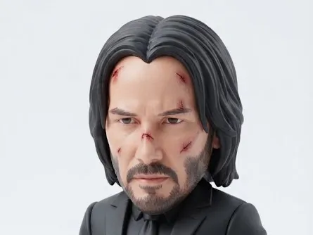 John Wick — Figura Tributo Chibi