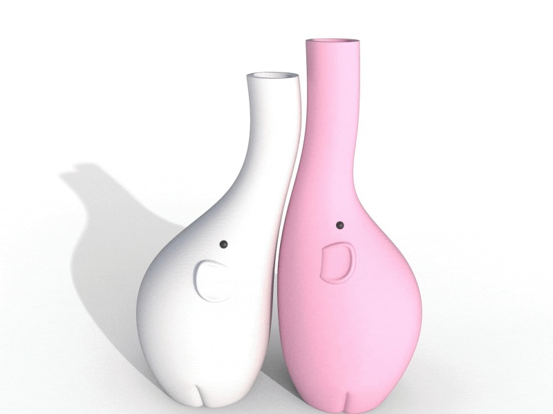 Cute Elephant Flower Vase