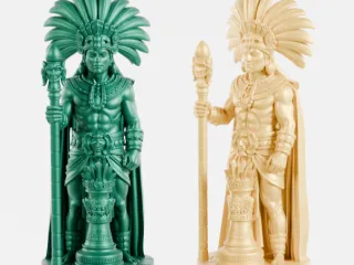 King Mayan Empire Chess Set 3MF