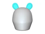 Rounded Ears for Motorcycle Helmets - Accessory-0