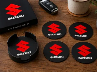 Suzuki SpeedGrip Coasters + Holder