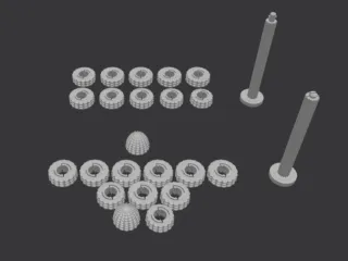 Fidget Corn – Stress-Relief Corn Cob with 10 Spinning Rings