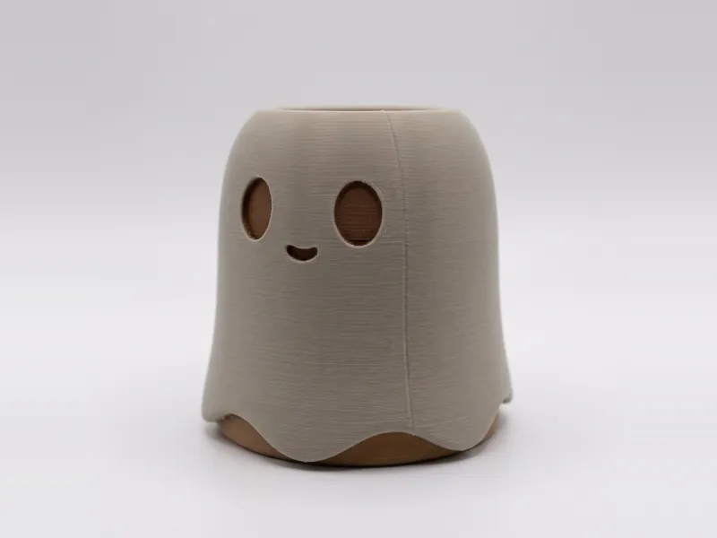 Cute Ghost Tealight - Chubby Candle Holder, Multicolor AMS