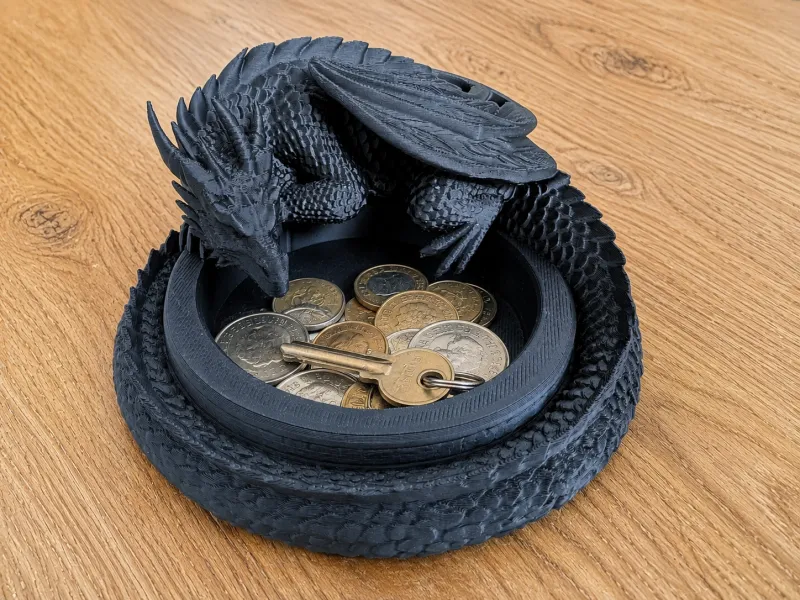 Guarding Dragon Keys Bowl - Catchall Tray