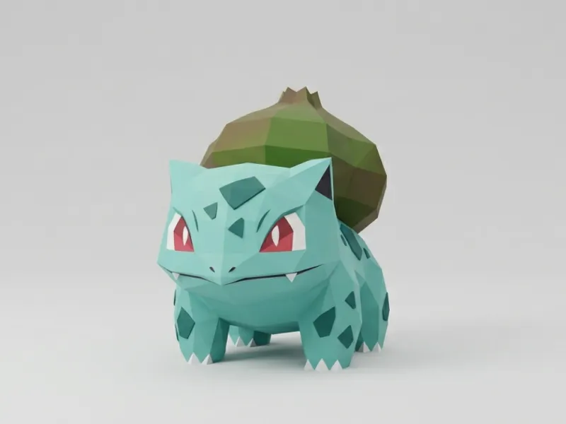 Bulbasout LowPoly - Pokemon
