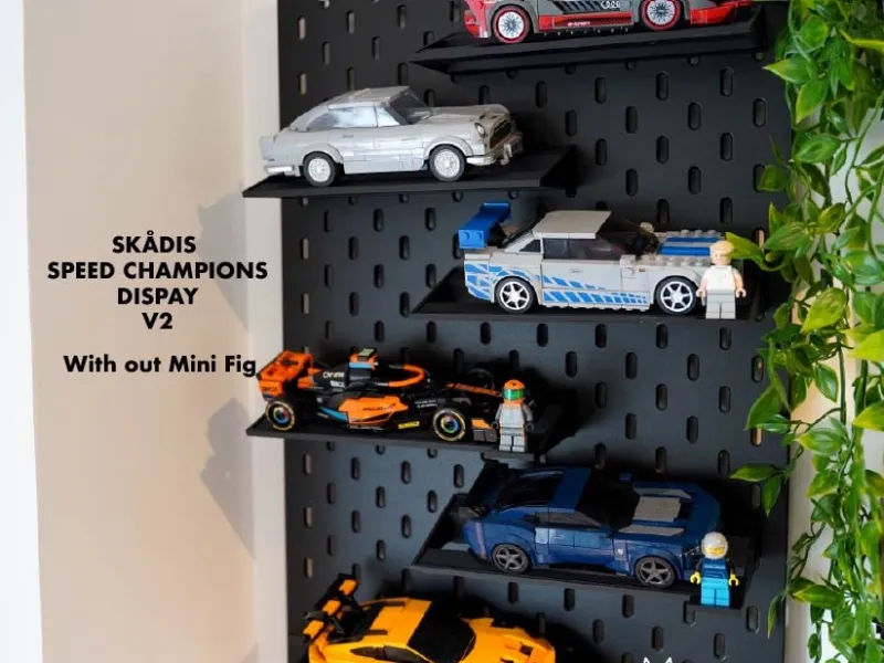 Speed Champions Skadis Display With Mini Fig