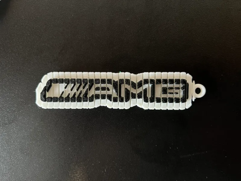AMG Mercedes flexy keychain