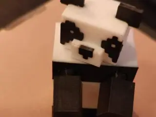 Minecraft Panda – 3D Printable Mob Model