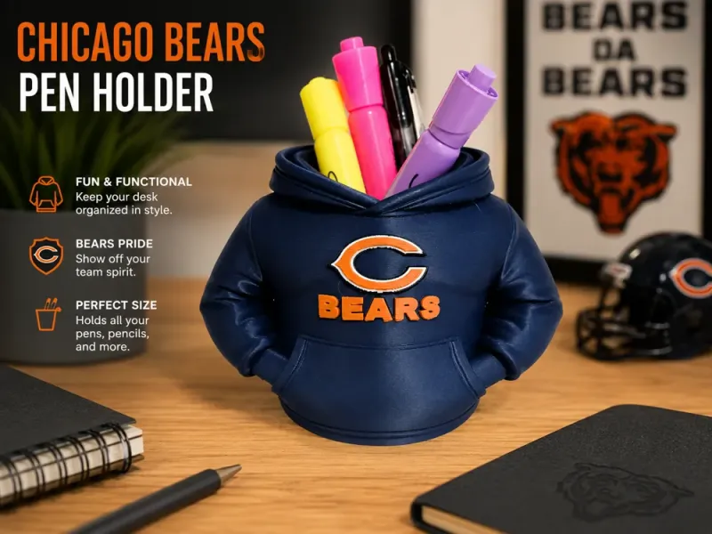 Chicago Bears Hoodie pen holder