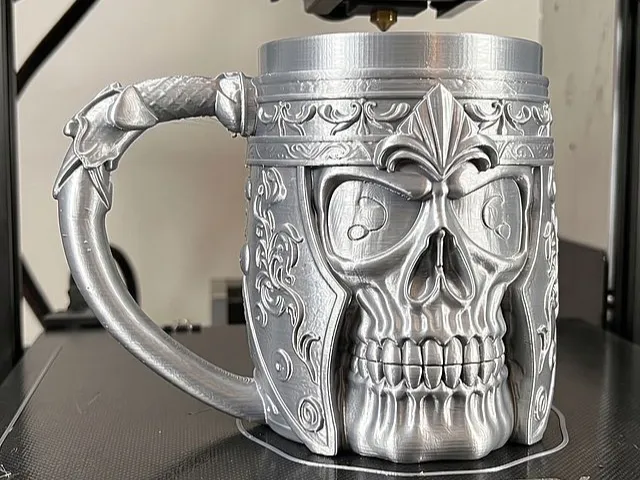 Nordic skull beer mug