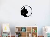 Cat head from the side - Wall Decor-0