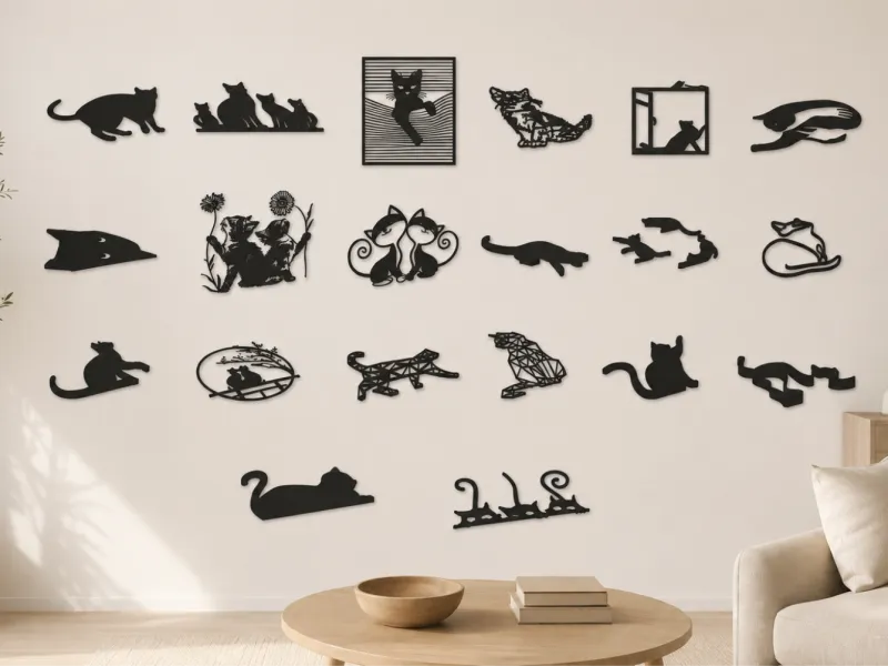Unique Cat Silhouette Collection