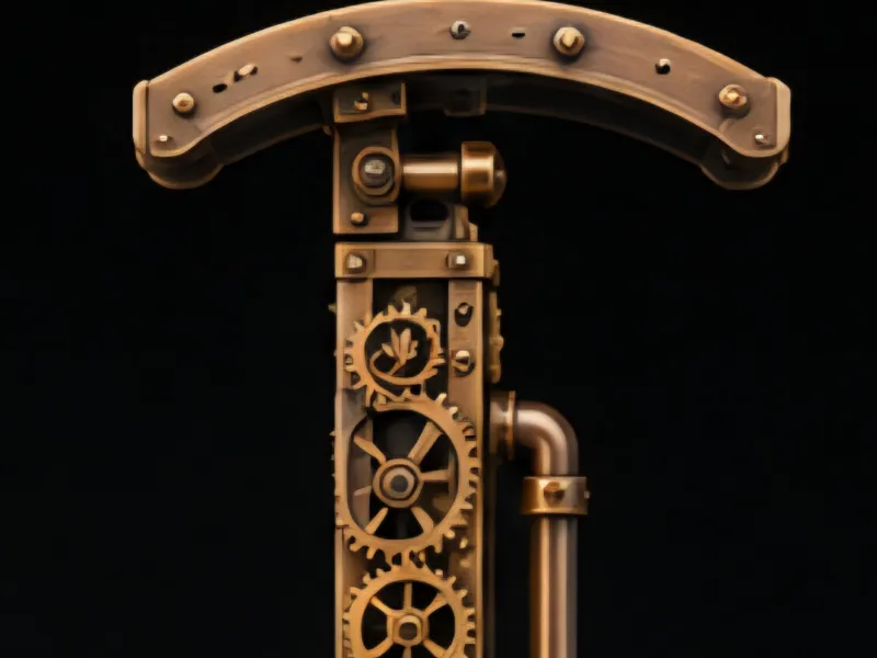 Steam punk headphone stand small top