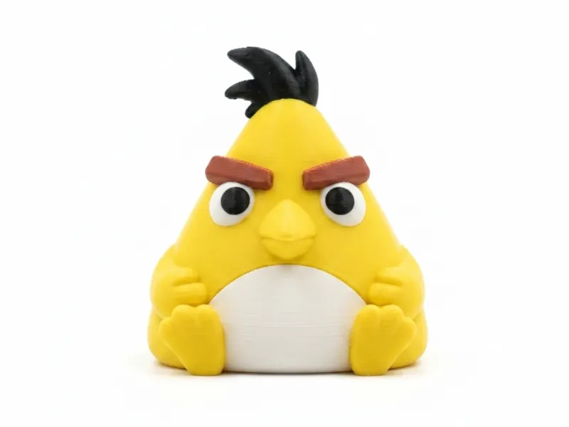 Chuck - Angry Birds - Toy - Keyring - Charm - Support Free