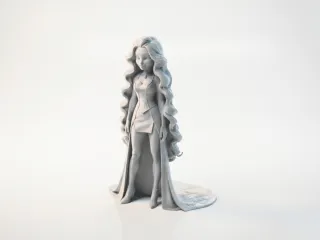 Elsa Figurine Frozen Disney Character 3D Printable