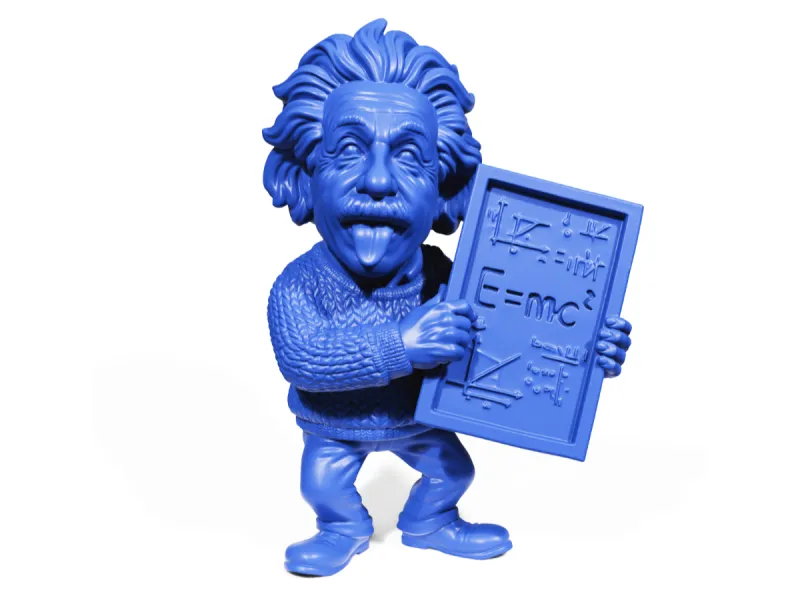 Caricatura lui Albert Einstein