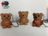 Teddy Knitted Keychain-0
