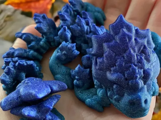 Baby-Herbstdrache | Beweglicher Flexi-Drache | 3D-druckbar