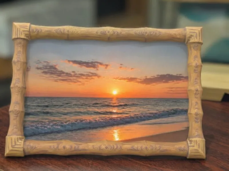 wooden frame