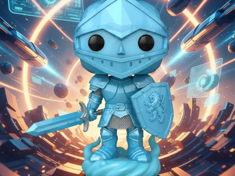 Caballero de Cristal Sagrado Figura Funko Pop