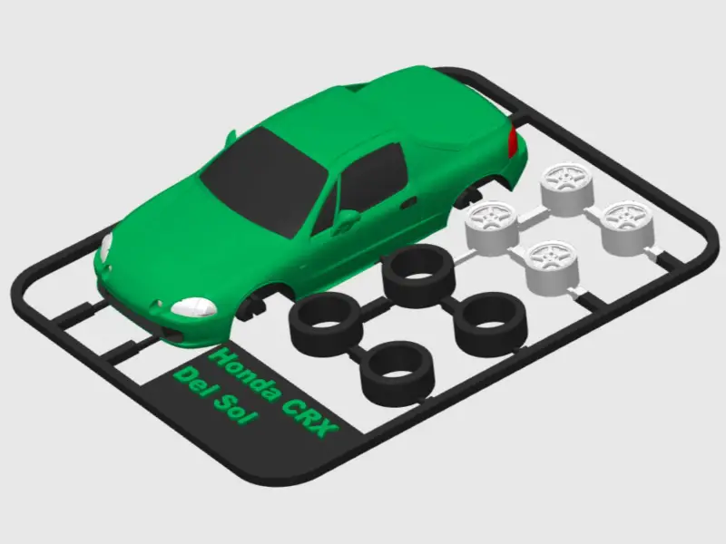 Honda CRX Del Sol kit card