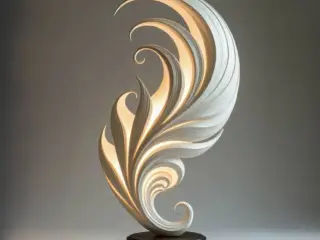 decoración pluma