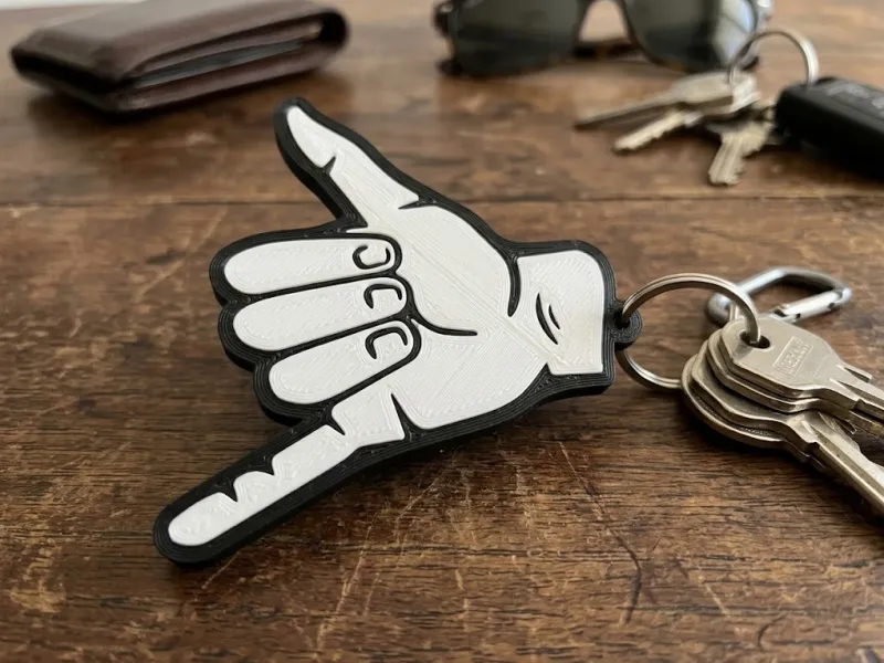 Portachiavi Shaka "Hang Loose"