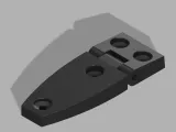 Hinge for pickup truck canopy-0