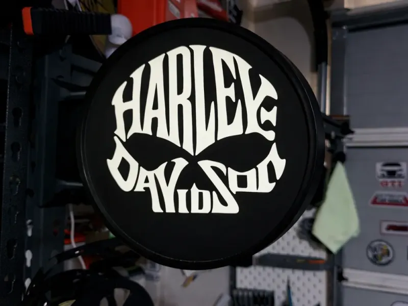 Harley-Davidson Willie G Pub Sign – 2-Sided
