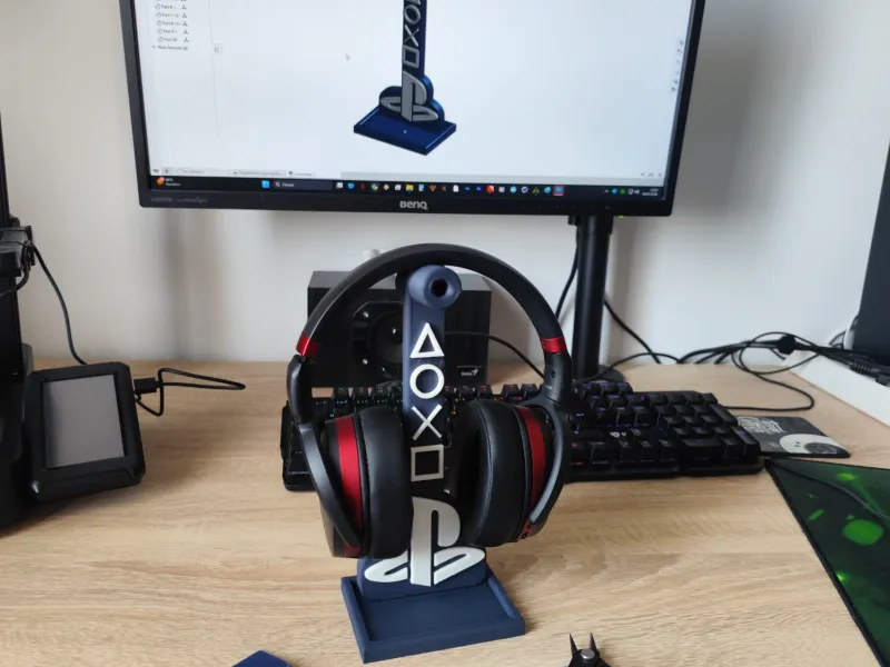 PlayStation Gaming Headphone Stand (3D Printable)