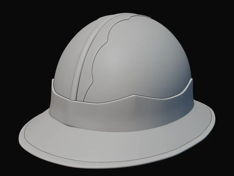 Pith Helmet 3D Printable Model