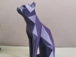 Cat - Egyptian cat low poly