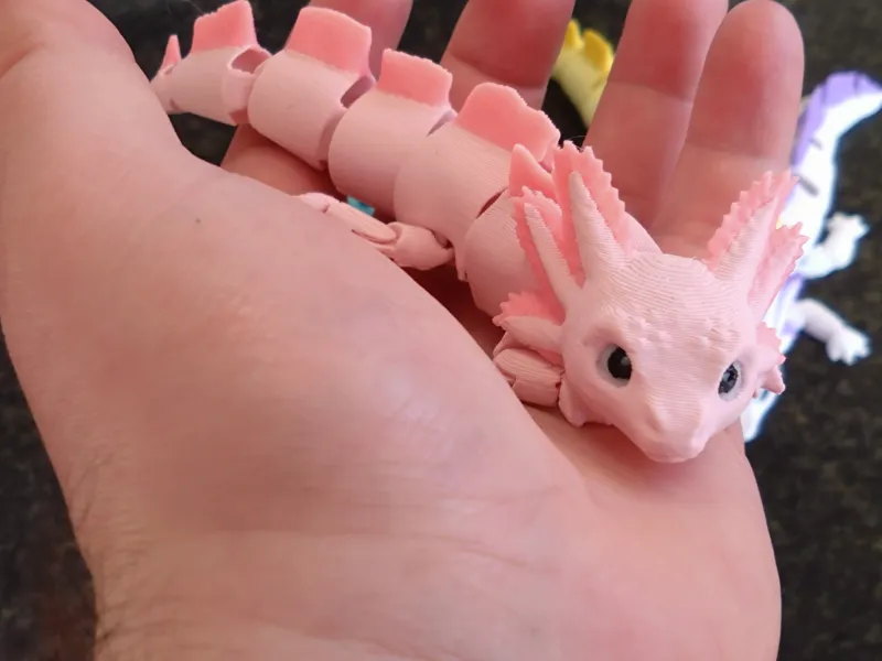多関節アクソロトル玩具