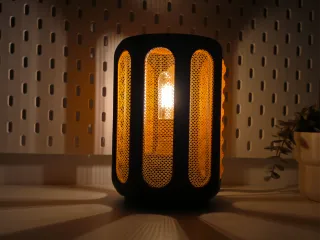 Modern Lamp with thermoformed side panels