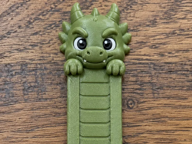 🐉 Book Wyrm – Dragon Bookmark