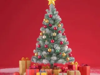 🎄 Modern Low-Poly Christmas Tree - Sleek Decor