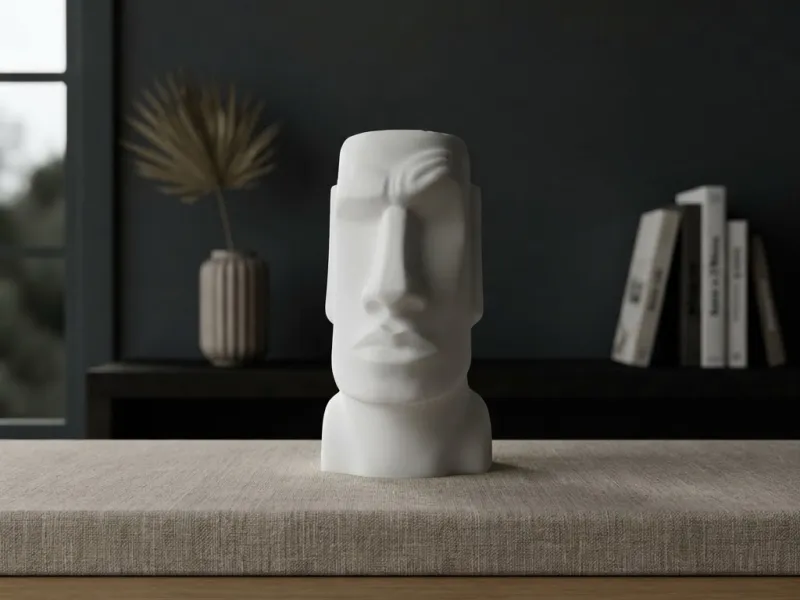 Minimalist Moai Statue