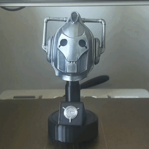 Cyberman Helmet - Doctor Who Trophy