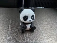 Panda Tricoté