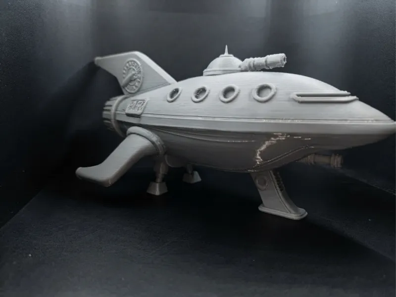 Futurama Planet Express Space Ship Fanart Statue