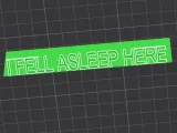 I Fell Asleep Here Bookmark-0