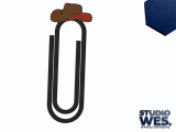 Cowboy Hat - Paperclip v2-0