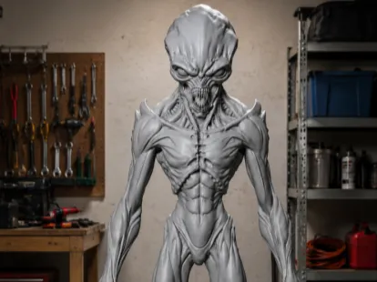4FT Creepy Alien