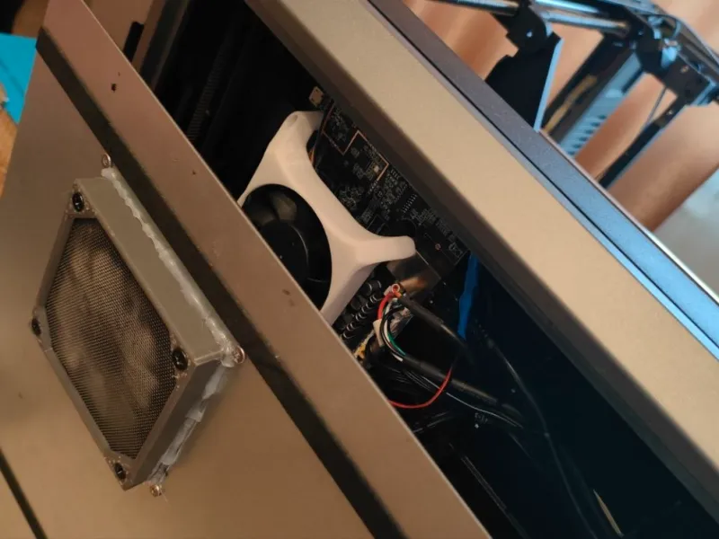 Ultimate Creality K1max Mainboard fan upgrade