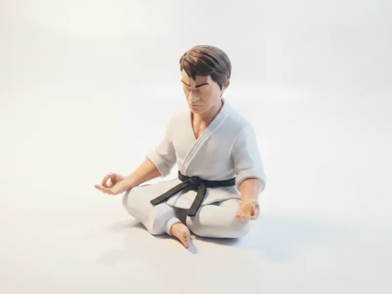 Bruce Lee Meditation Figurine Movies & TV 3D Printable