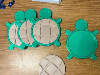 Turtle Coaster, Cute Eco-Friendly Drink Coaster, Ocean